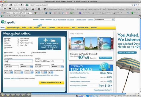 expedia multi destination flights.